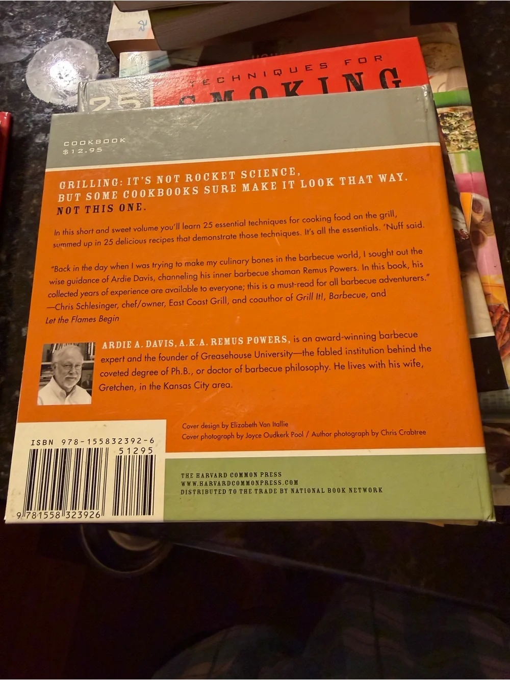 Techniques for Grilling Cookbook - Orange Cover